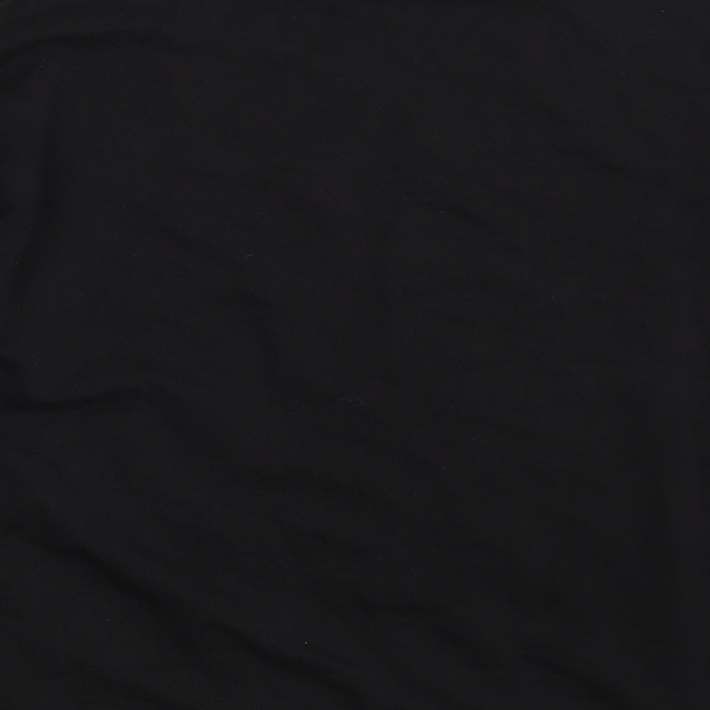 H&M Womens Black  100% Cotton Pullover Sweatshirt Size L