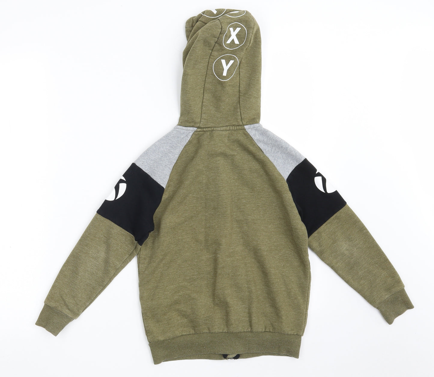 George Boys Green   Jacket  Size 7-8 Years  Zip - XBOX