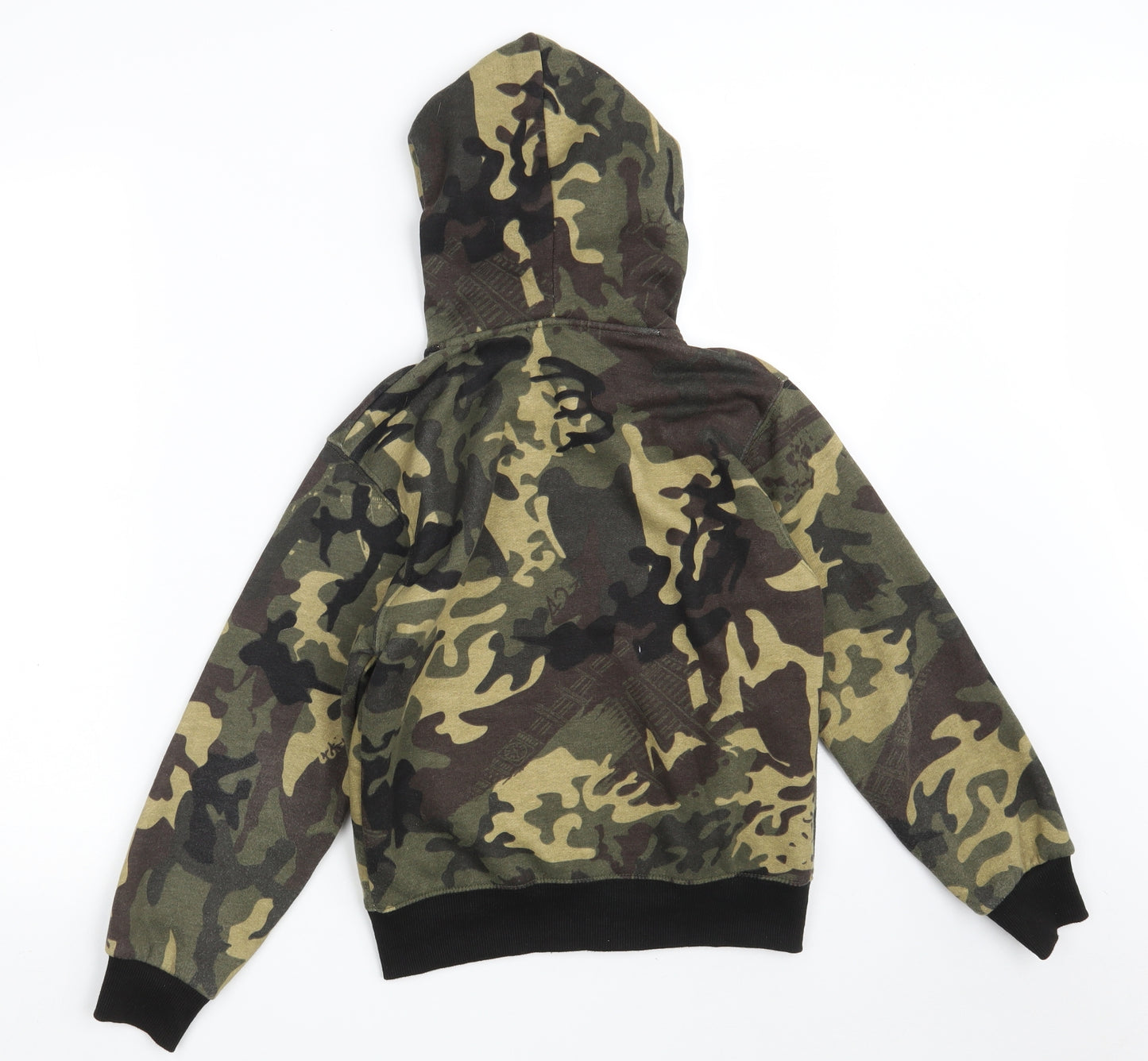 A 2 Z 4-Kids Boys Green Camouflage  Jacket  Size 9-10 Years  Zip