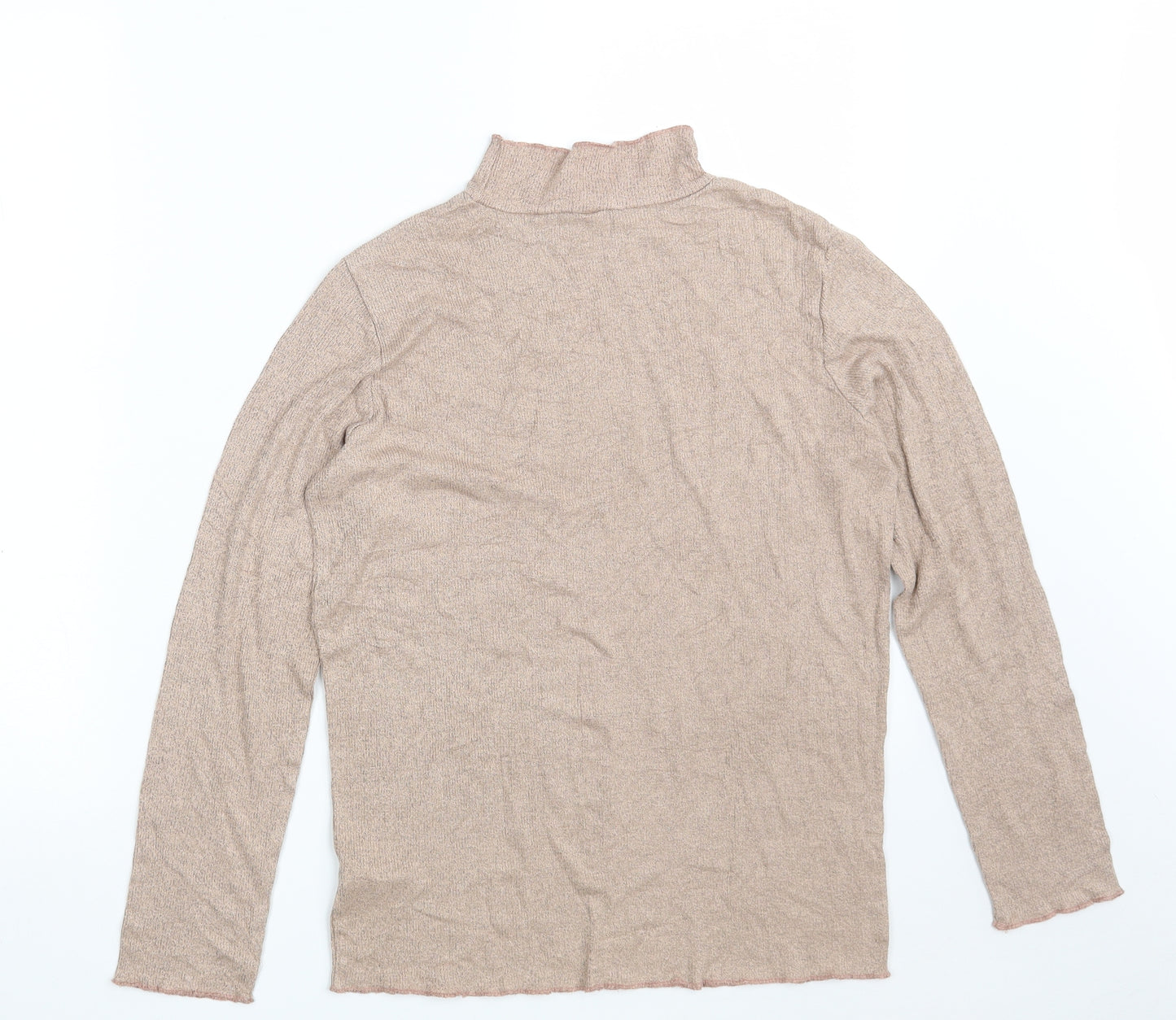 George Womens Purple Roll Neck  Viscose Pullover Jumper Size 14