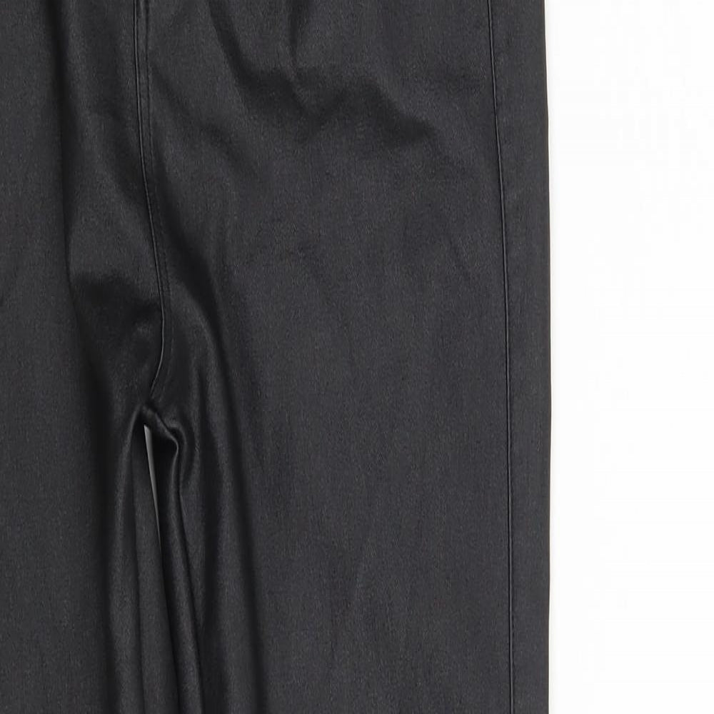 Apperloth Womens Black  Polyester Skinny Jeans Size M L28 in Slim Zip