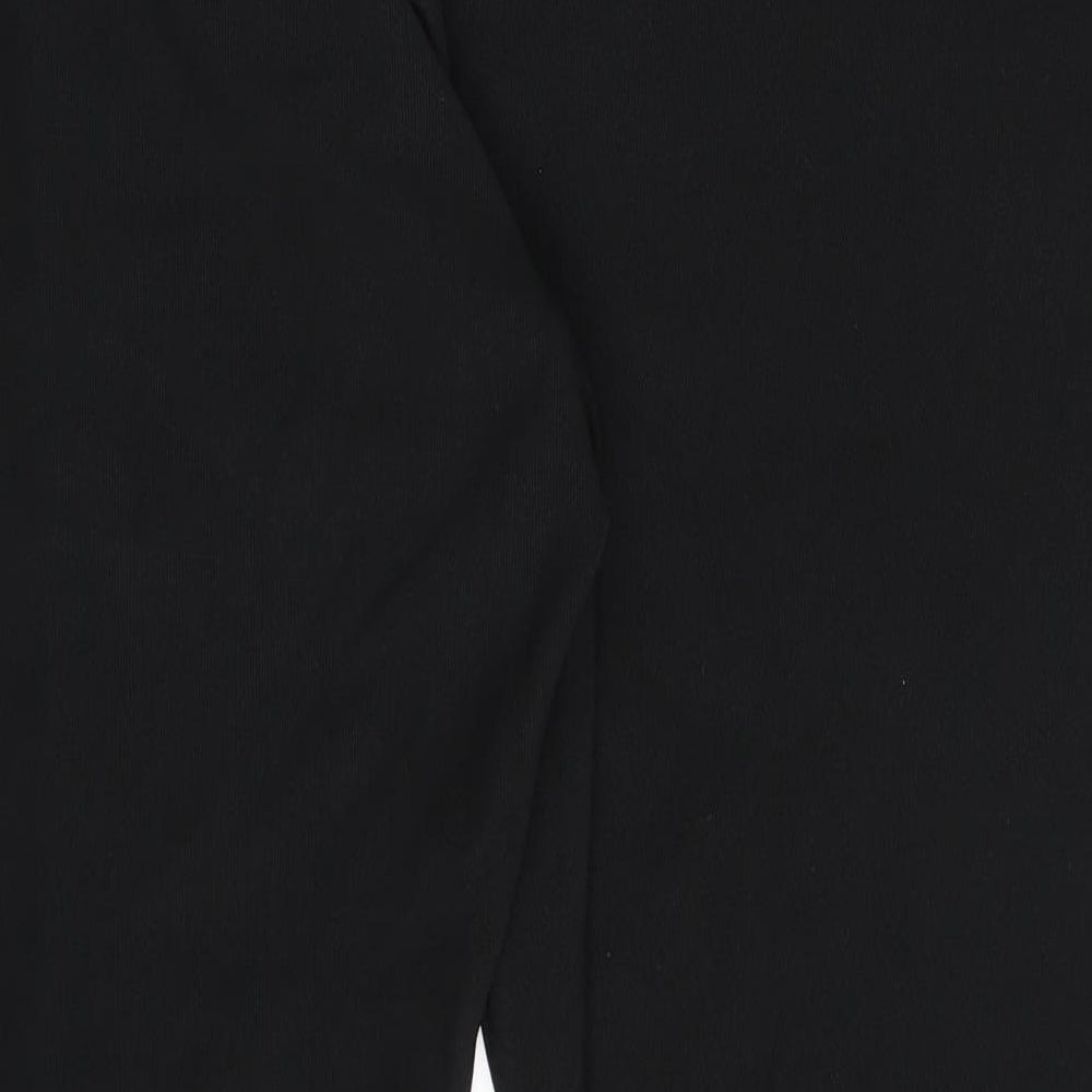 Julipa Womens Black  Polyester Jegging Leggings Size 24 L29 in