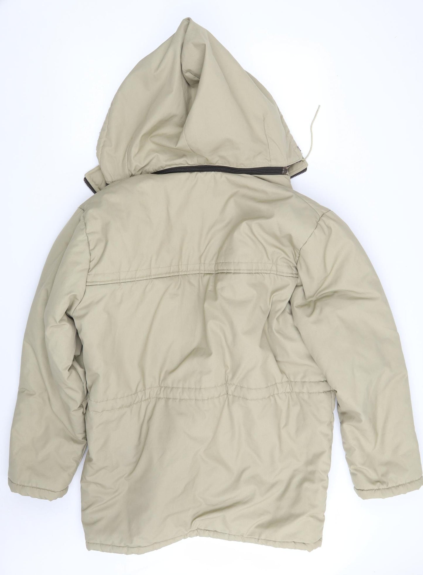 C&A Mens Beige   Jacket Coat Size M  Zip