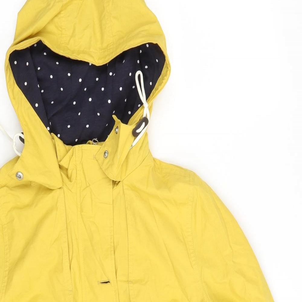 George Womens Yellow   Jacket Coat Size 12  Zip