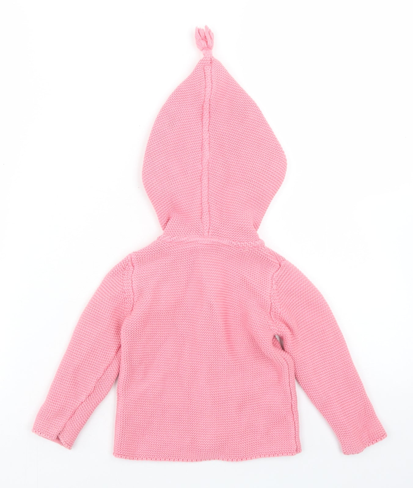 NEXT Girls Pink  Cotton Cardigan Jumper Size 9-12 Months  Button