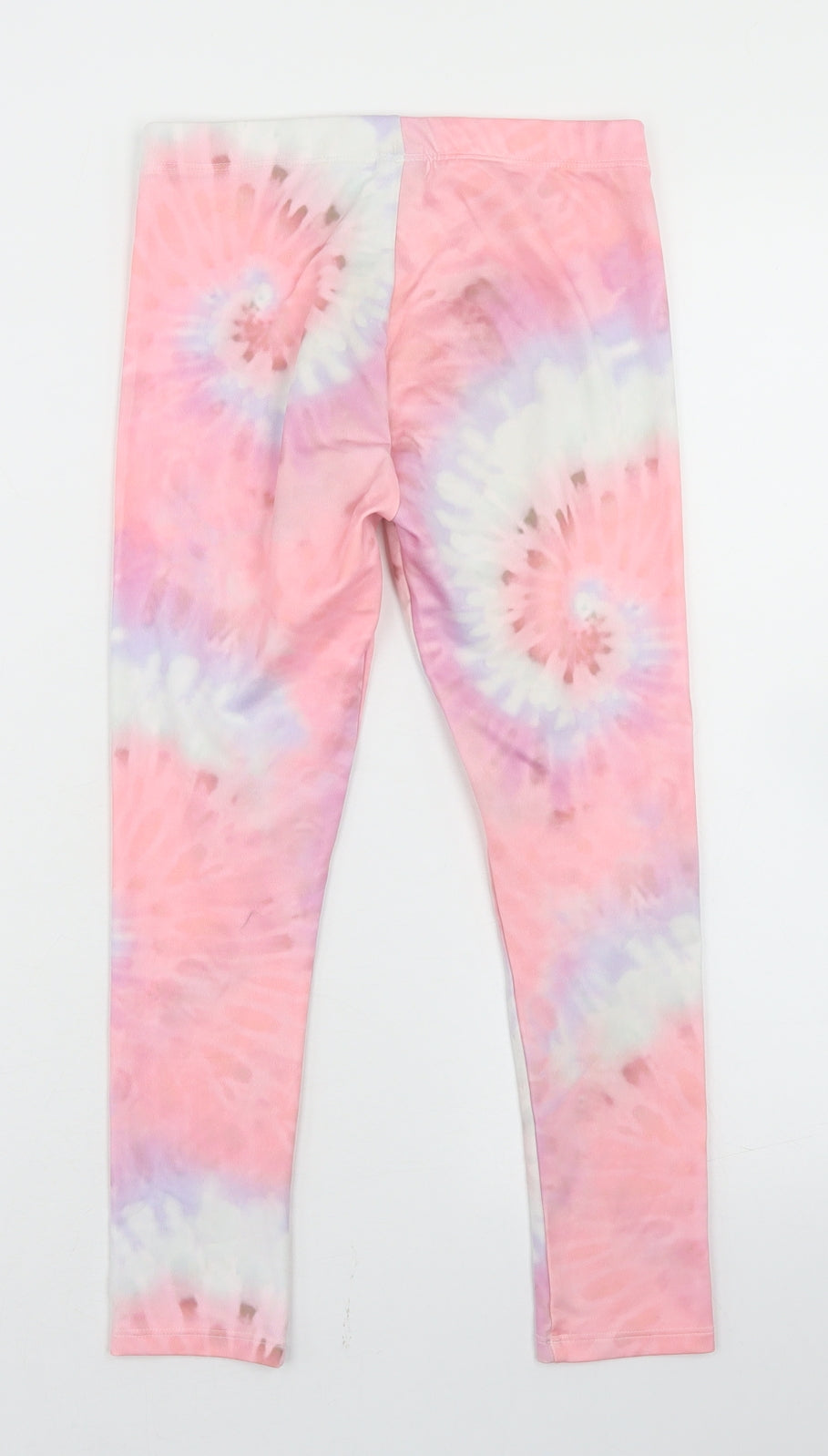NEXT Girls Pink Tie Dye Polyester Jogger Trousers Size 8 Years  Regular  - Activewear leggings