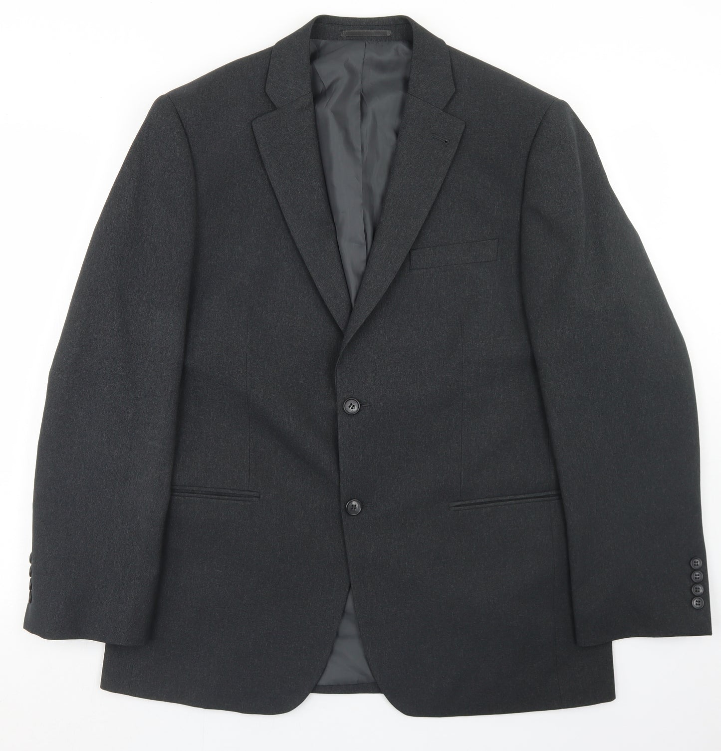 Greenwoods Mens Grey  Polyester Jacket Blazer Size 42