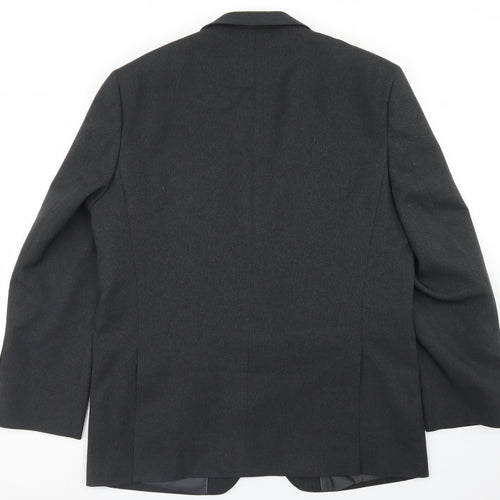 Greenwoods Mens Grey  Polyester Jacket Blazer Size 42