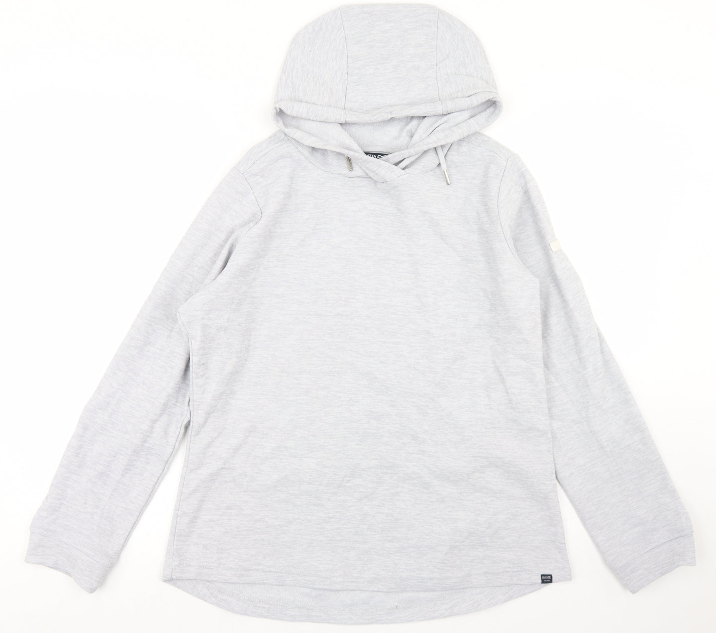 Regatta Womens Grey  Polyester Pullover Hoodie Size 14