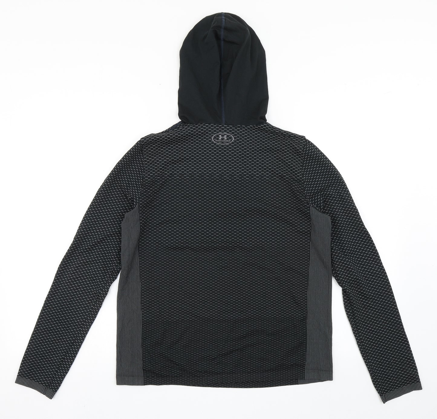 Under armour Boys Black  Polyester Pullover Hoodie Size 13 Years  Pullover