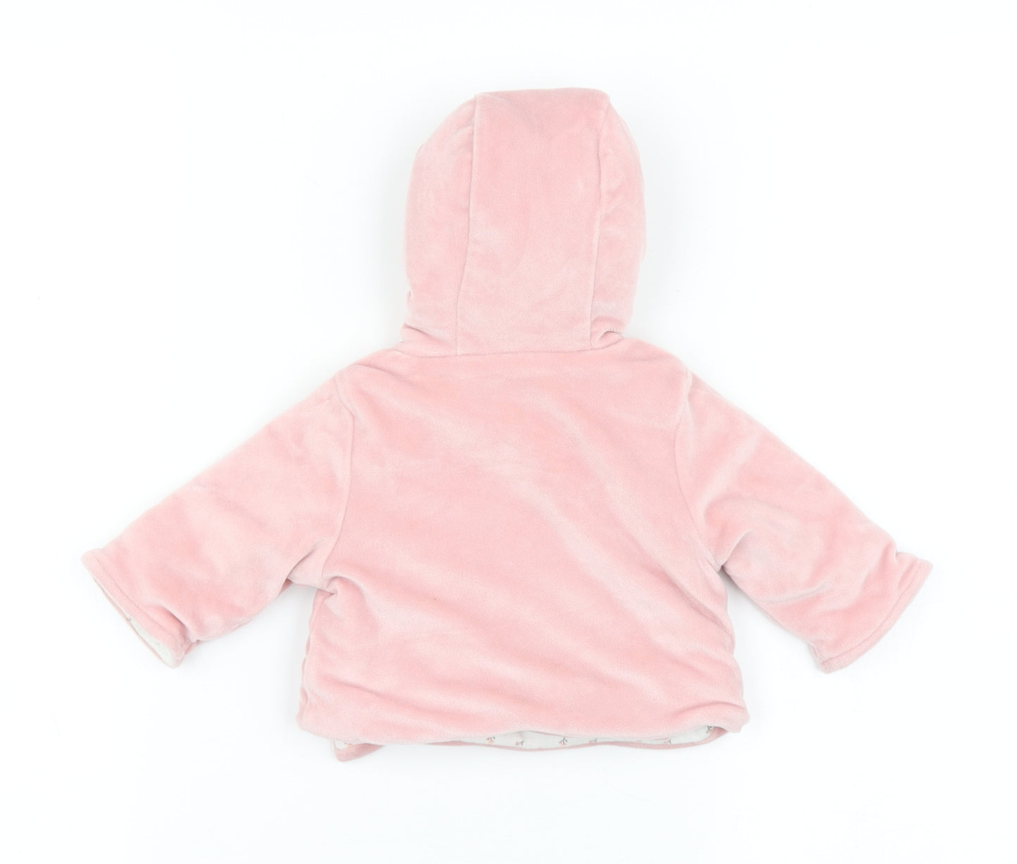 TU Girls Pink   Jacket  Size Newborn   Button