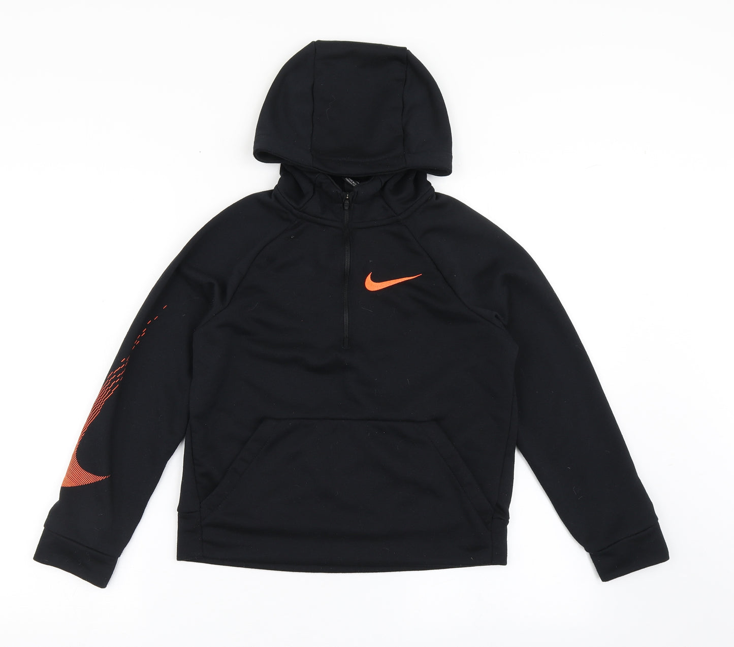 Nike Boys Black  100% Polyester Pullover Hoodie Size M  Pullover