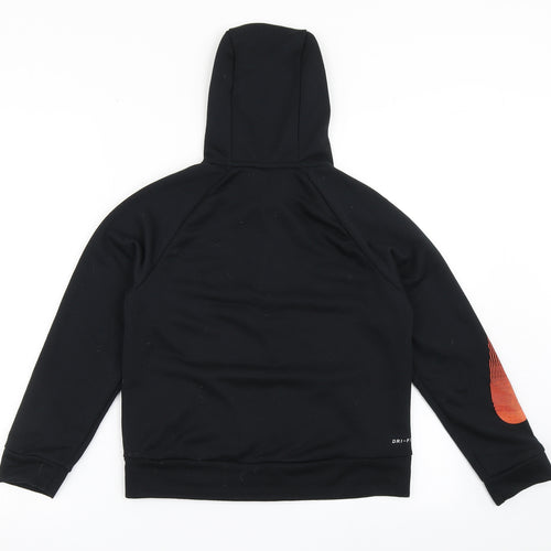 Nike Boys Black  100% Polyester Pullover Hoodie Size M  Pullover