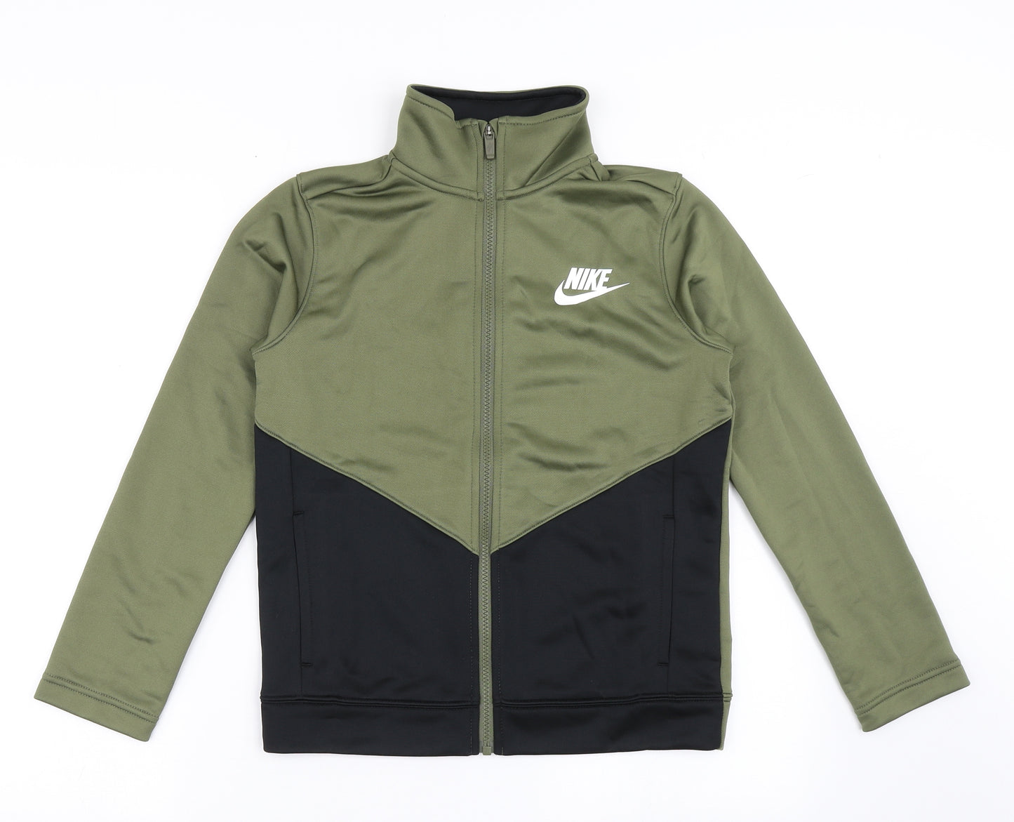 Nike Boys Green   Jacket  Size M  Zip