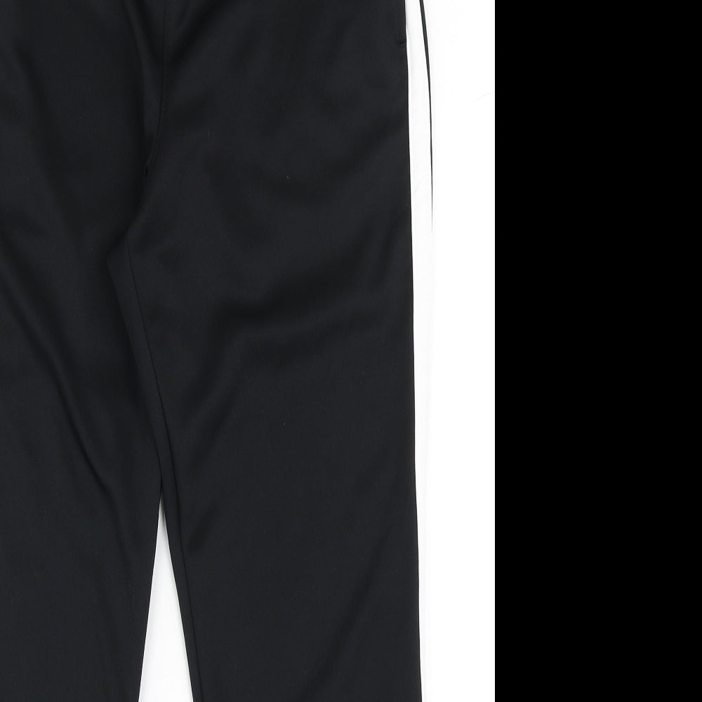 Nike Boys Black  100% Polyester Jogger Trousers Size XL  Regular Drawstring