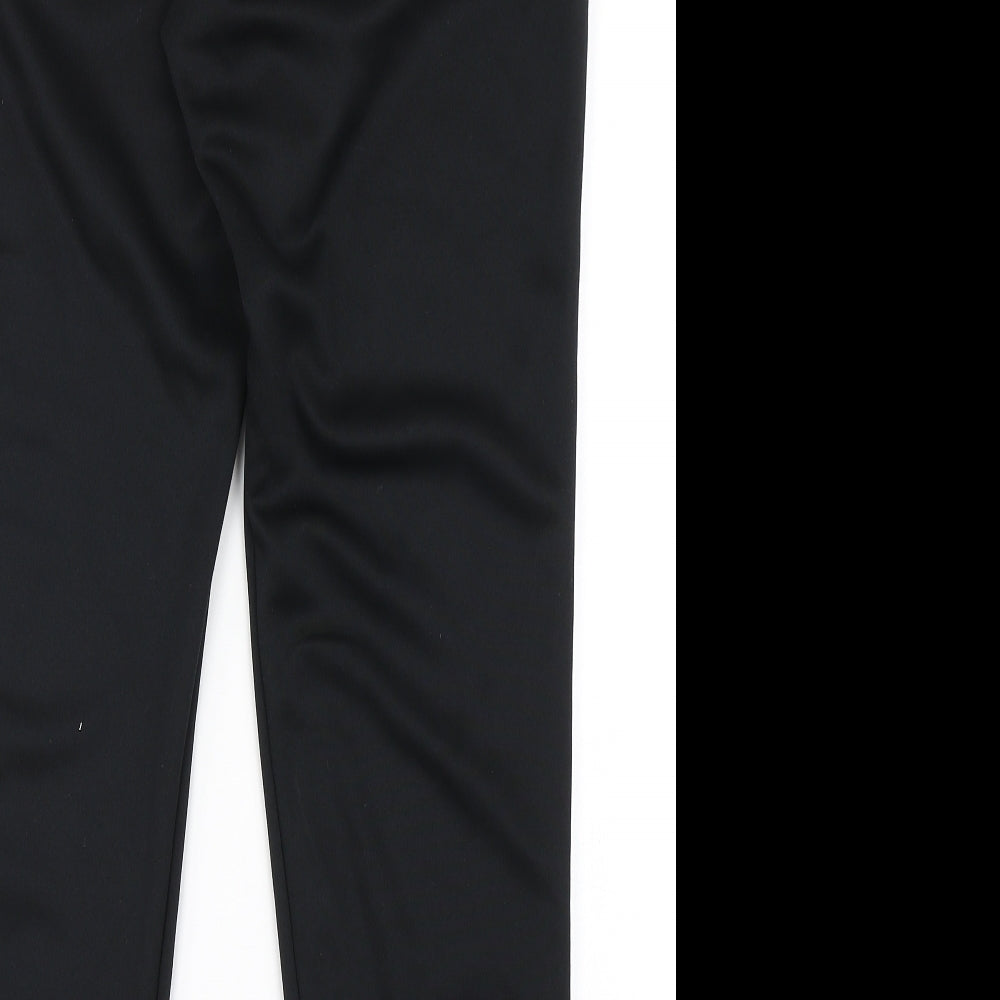 Nike Boys Black  100% Polyester Jogger Trousers Size XL  Regular Drawstring