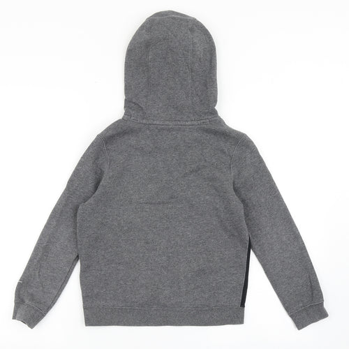Nike Boys Black  Cotton Pullover Hoodie Size 8-9 Years  Pullover