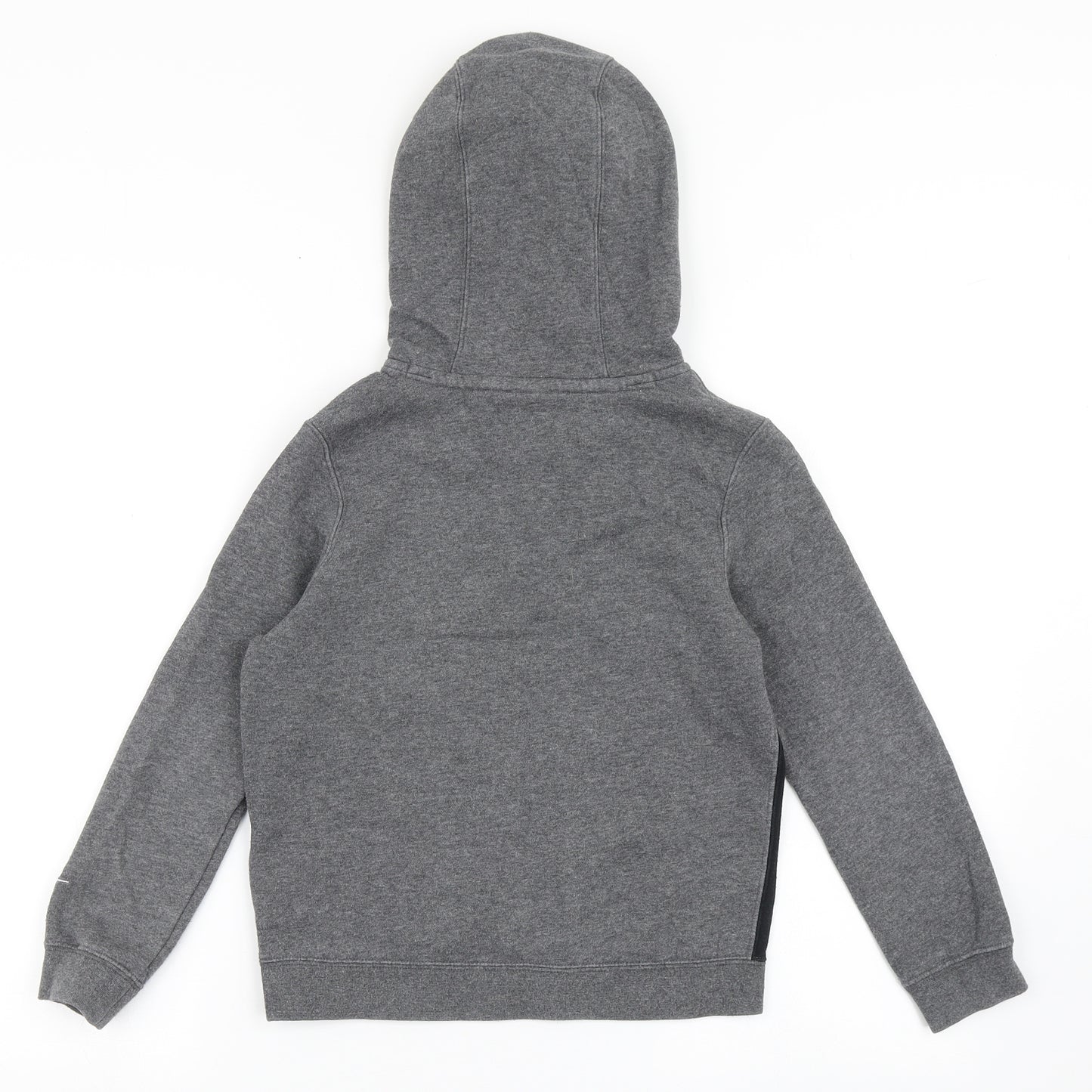 Nike Boys Black  Cotton Pullover Hoodie Size 8-9 Years  Pullover