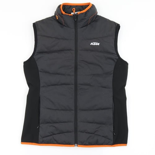 KTM Mens Grey   Gilet Jacket Size S  Zip