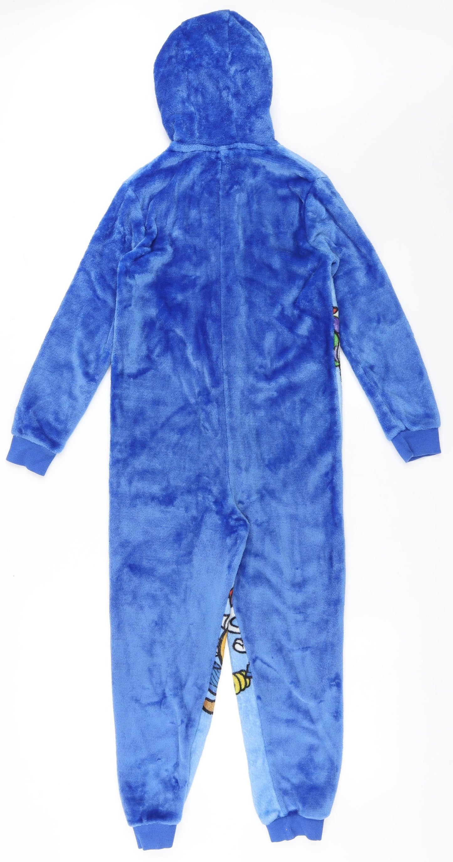 Disney Toy Story Boys Blue Solid 100% Polyester  One Piece Size 9-10 Years  Zip - Toy Story 4