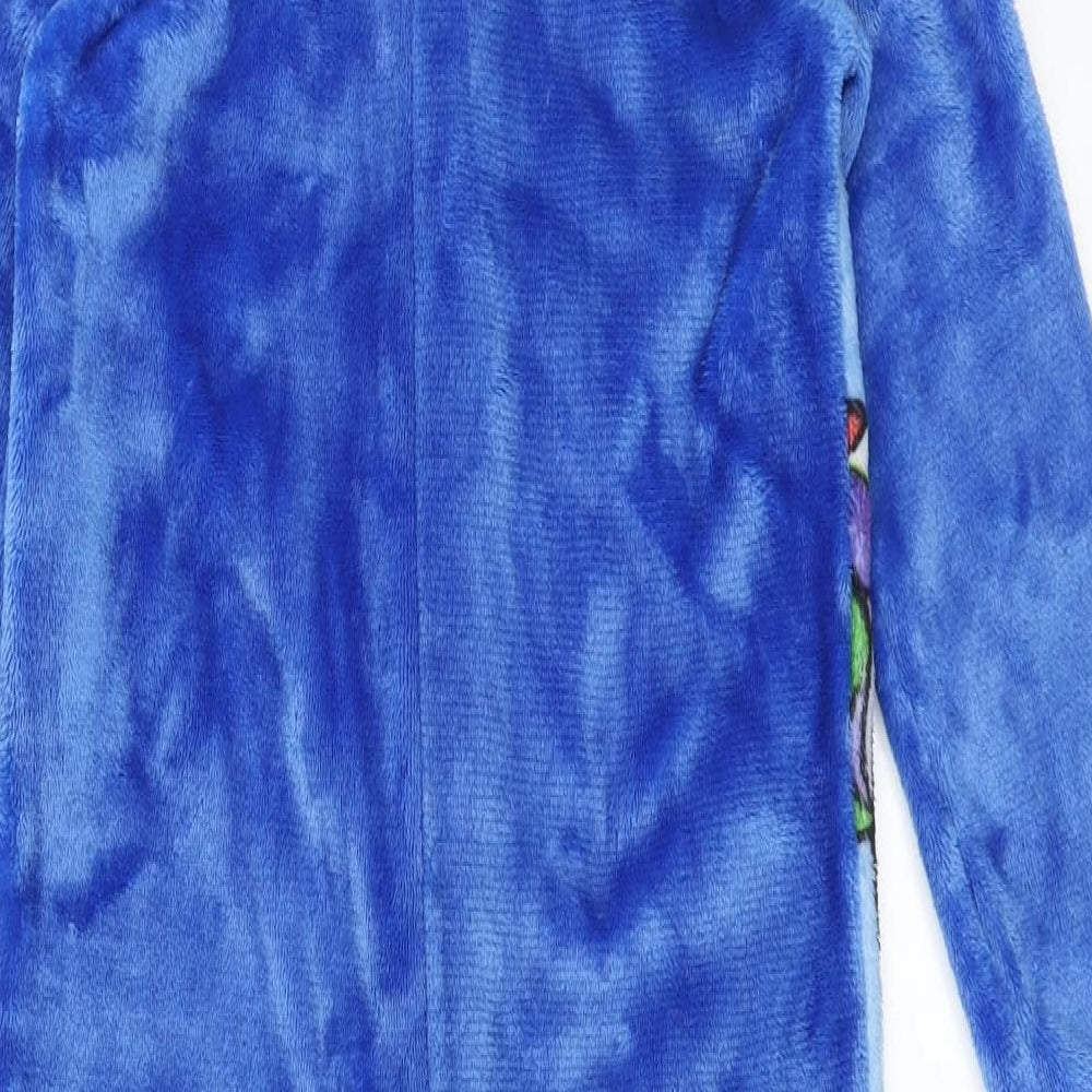 Disney Toy Story Boys Blue Solid 100% Polyester  One Piece Size 9-10 Years  Zip - Toy Story 4