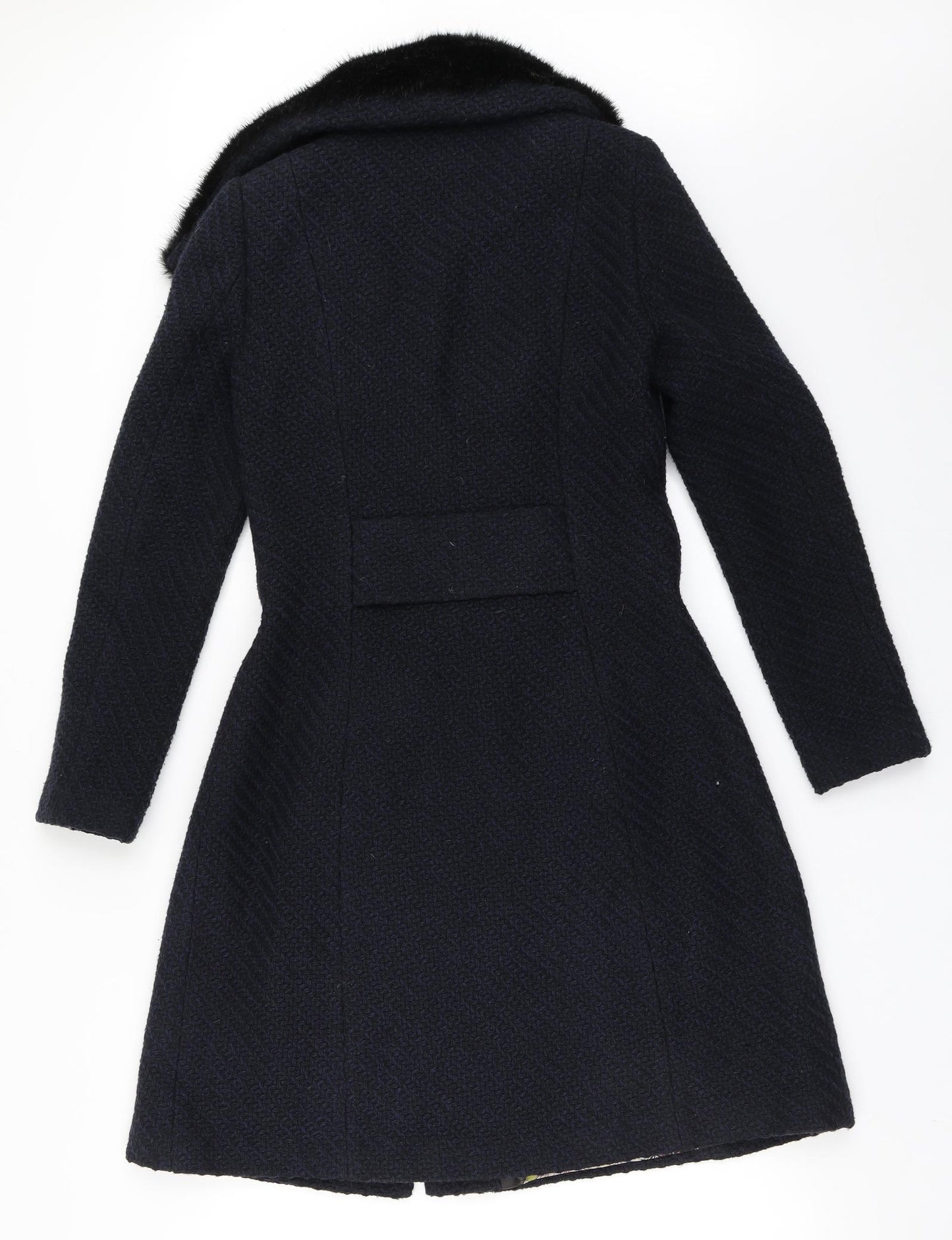 Joe Browns Womens Blue   Overcoat Coat Size 8  Button