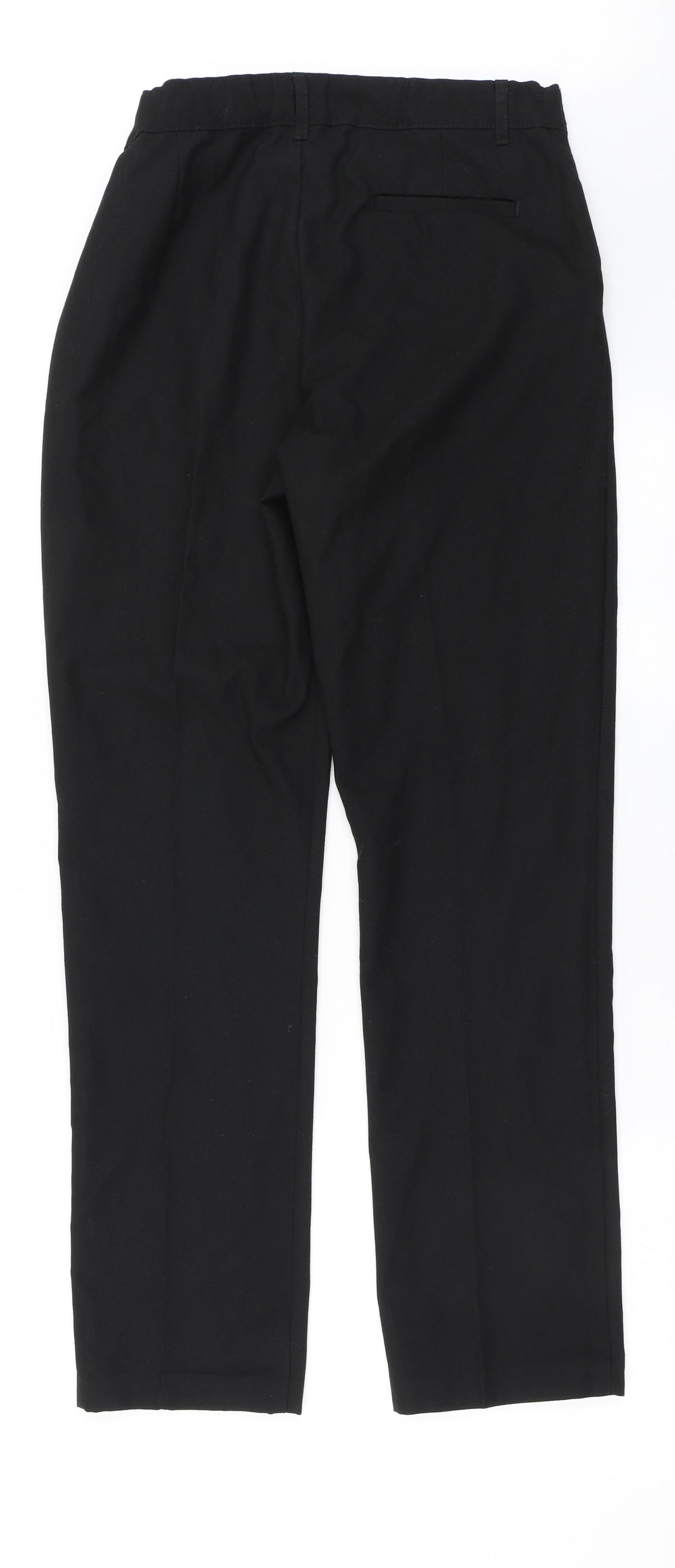 F&F Boys Black  Polyester Dress Pants Trousers Size 15-16 Years  Regular Hook & Eye - School Wear