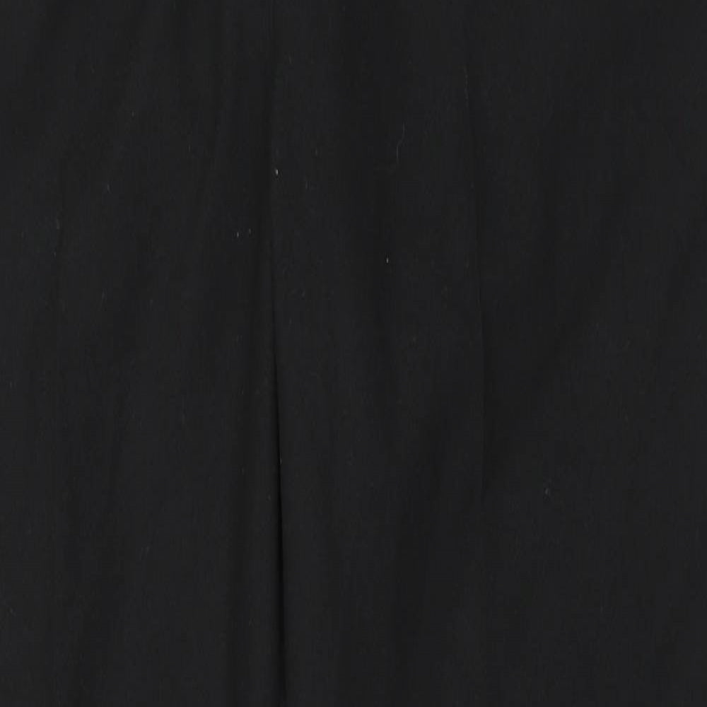 F&F Boys Black  Polyester Dress Pants Trousers Size 15-16 Years  Regular Hook & Eye - School Wear