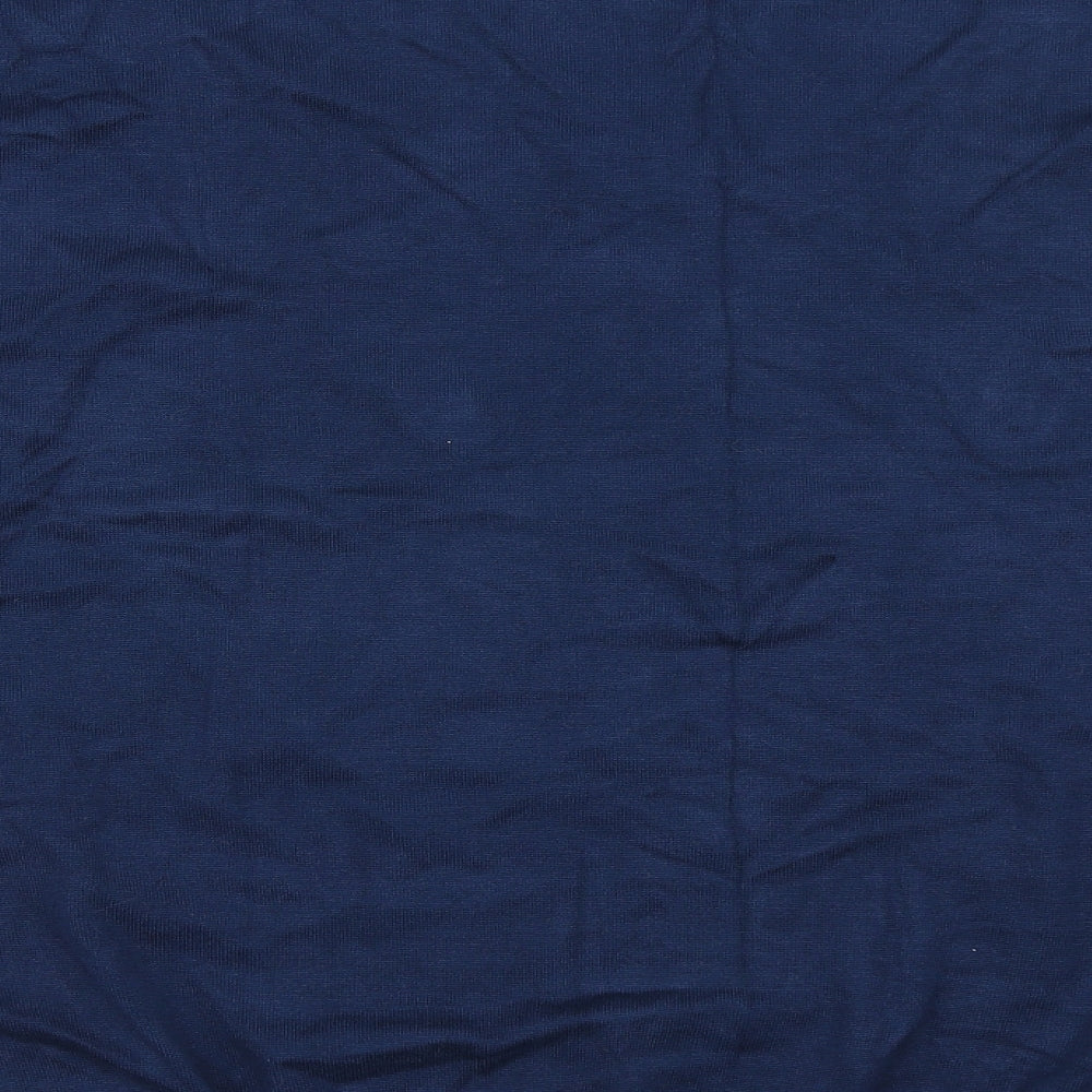 Capsule Womens Blue V-Neck  Viscose Pullover Jumper Size 24   - Loose Fit