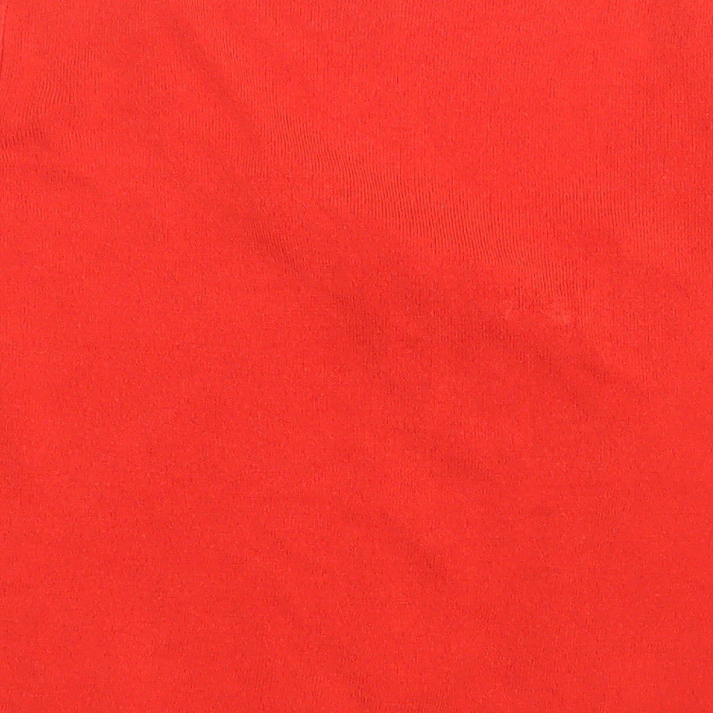 TU Womens Red Round Neck  Acrylic Wrap Jumper Size 18   - Tie neck