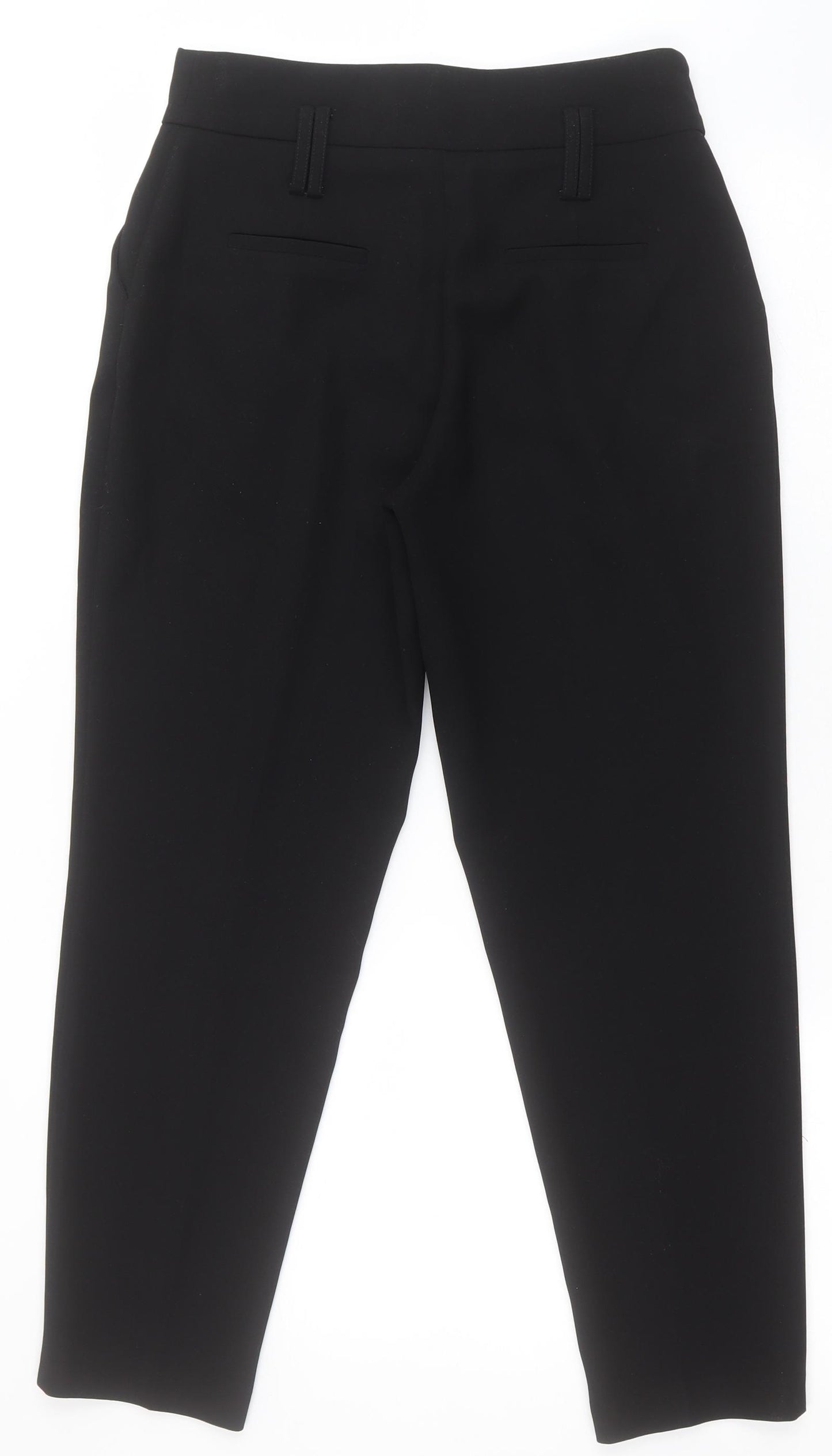 Dorothy Perkins Womens Black  Polyester Dress Pants Trousers Size 8 L26 in Regular Button - Belt loop