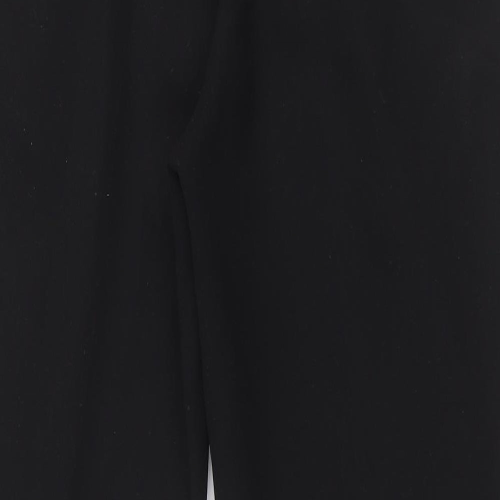 Dorothy Perkins Womens Black  Polyester Dress Pants Trousers Size 8 L26 in Regular Button - Belt loop