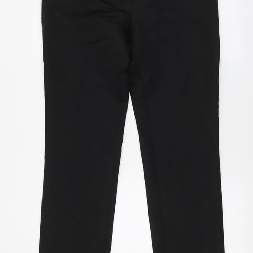 United Colors of Benetton Mens Black  Polyester Trousers  Size S L31 in Regular Zip