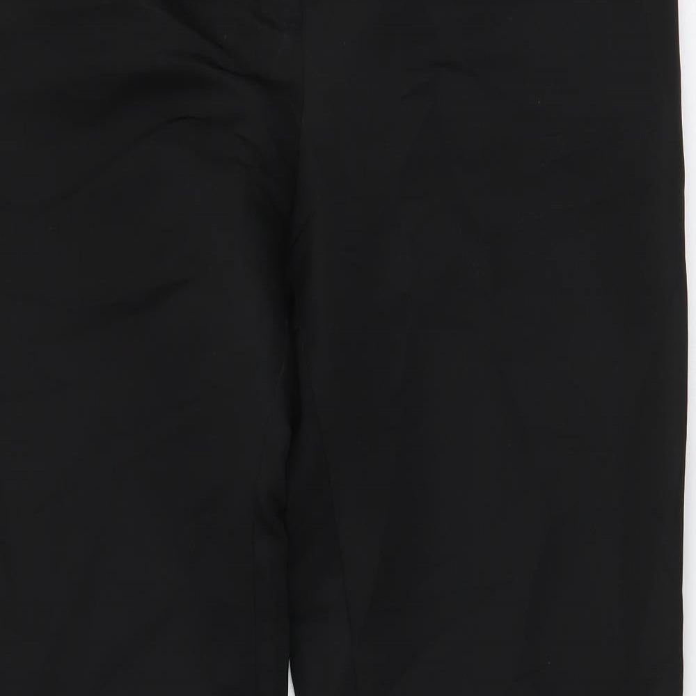 United Colors of Benetton Mens Black  Polyester Trousers  Size S L31 in Regular Zip