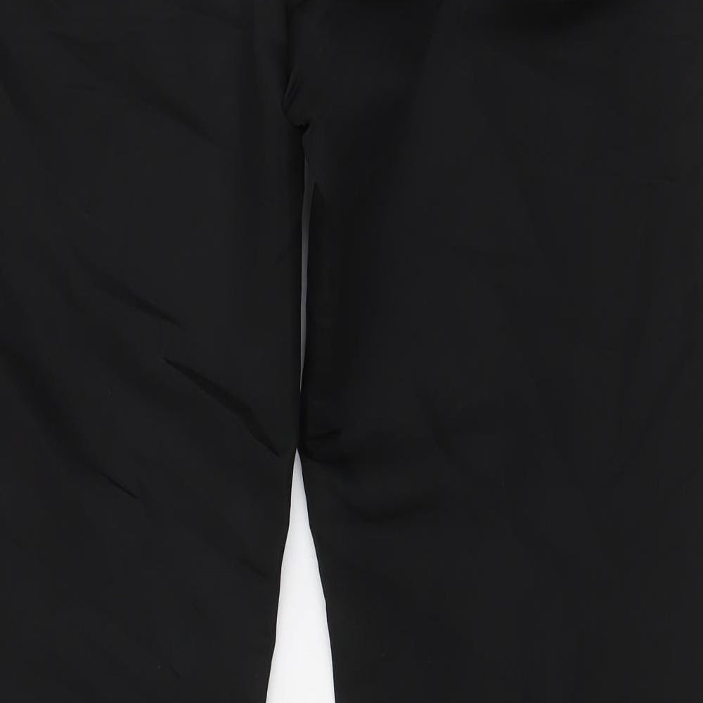 United Colors of Benetton Mens Black  Polyester Trousers  Size S L31 in Regular Zip