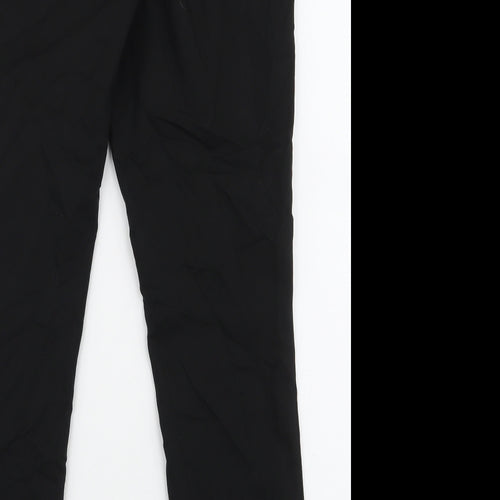 NAF NAF Womens Black  Polyester Dress Pants Trousers Size 14 L28 in Slim Zip