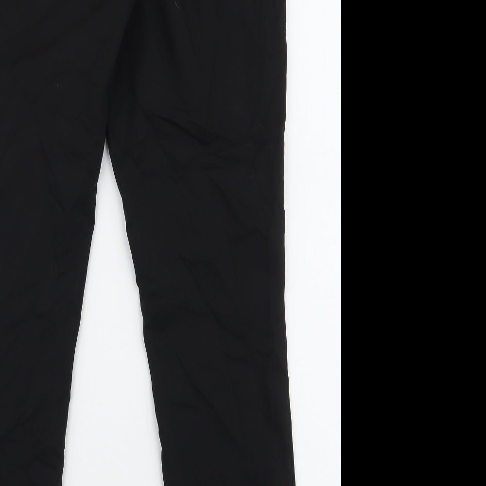 NAF NAF Womens Black  Polyester Dress Pants Trousers Size 14 L28 in Slim Zip