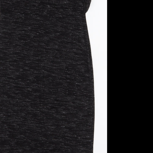 F&F Womens Grey  Viscose T-Shirt Dress  Size 8  Round Neck Pullover