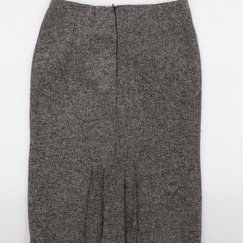 Gerard Womens Beige  Polyester A-Line Skirt Size 10   Zip