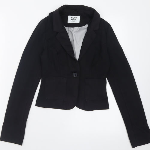 VERO MODA Womens Black   Jacket Blazer Size XS  Button