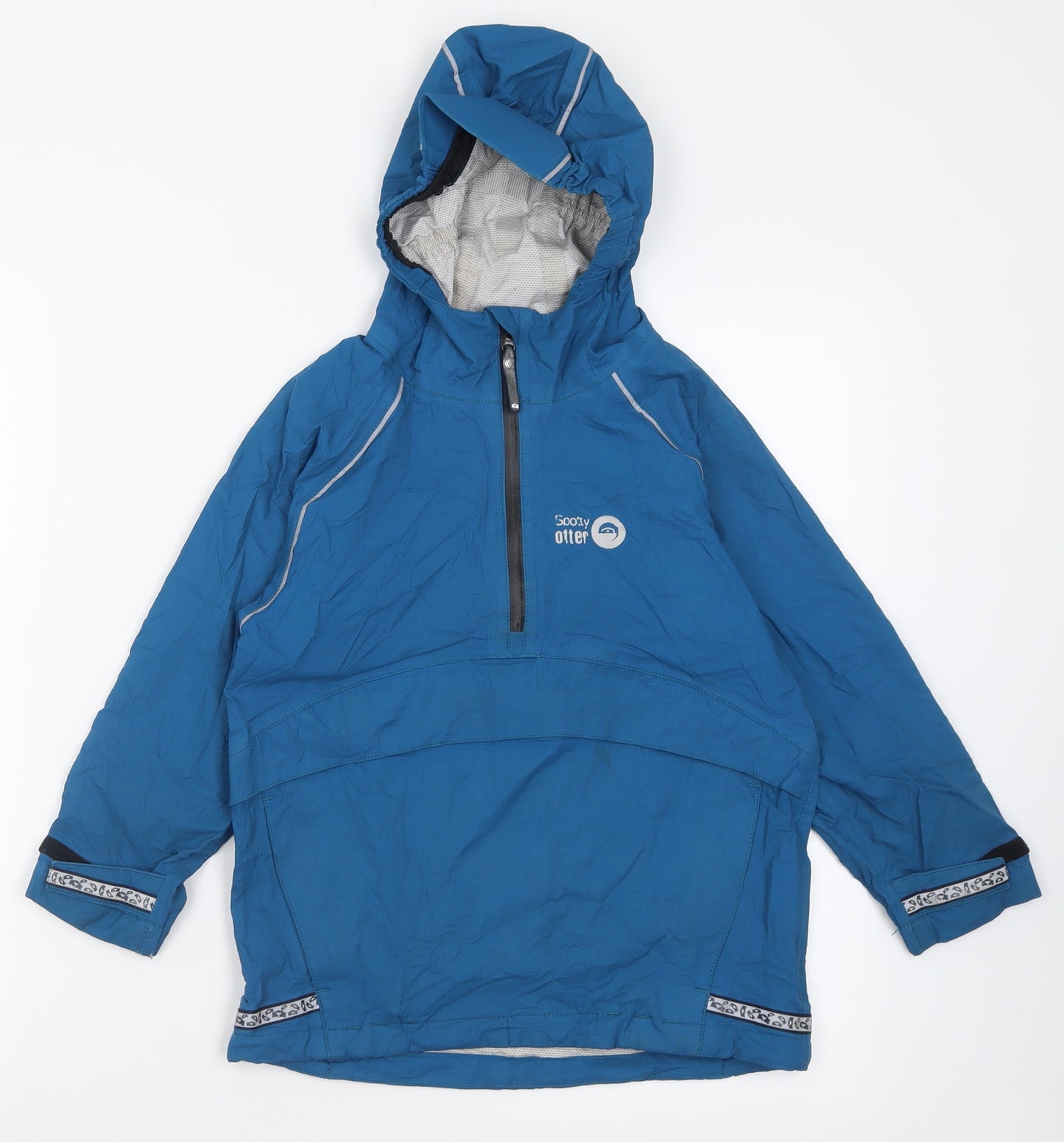 Spotty Otter Boys Blue   Jacket  Size 5-6 Years  Zip