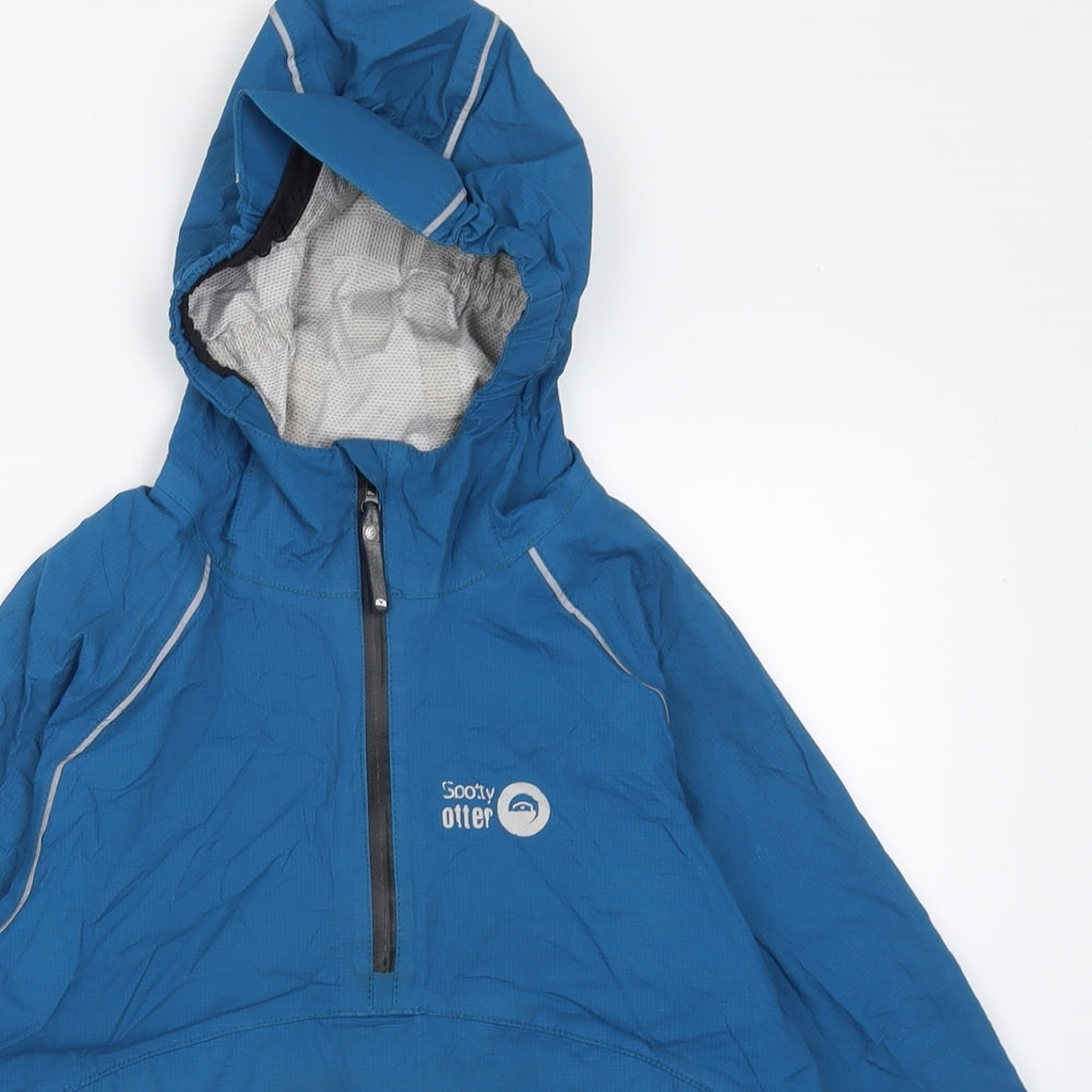 Spotty Otter Boys Blue   Jacket  Size 5-6 Years  Zip