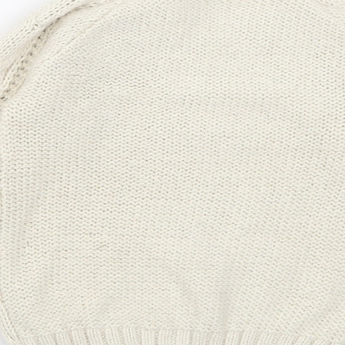 George Baby White  Cotton Pullover Jumper Size 12-18 Months  Button