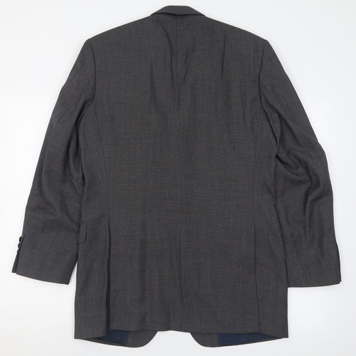 Roderick Charles  Mens Grey  Wool Jacket Suit Jacket Size 38