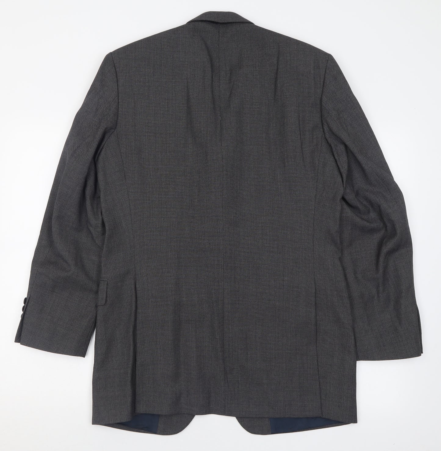 Roderick Charles  Mens Grey  Wool Jacket Suit Jacket Size 38