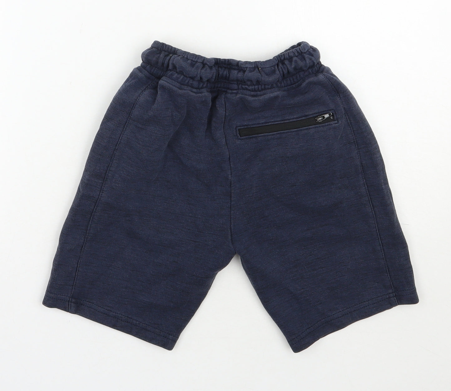 NEXT Boys Blue  Cotton Sweat Shorts Size 9 Years  Regular Drawstring