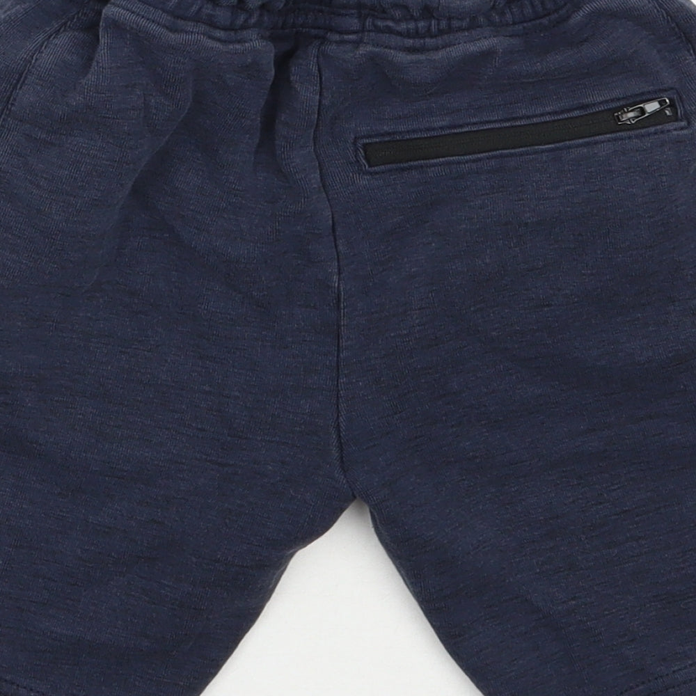NEXT Boys Blue  Cotton Sweat Shorts Size 9 Years  Regular Drawstring