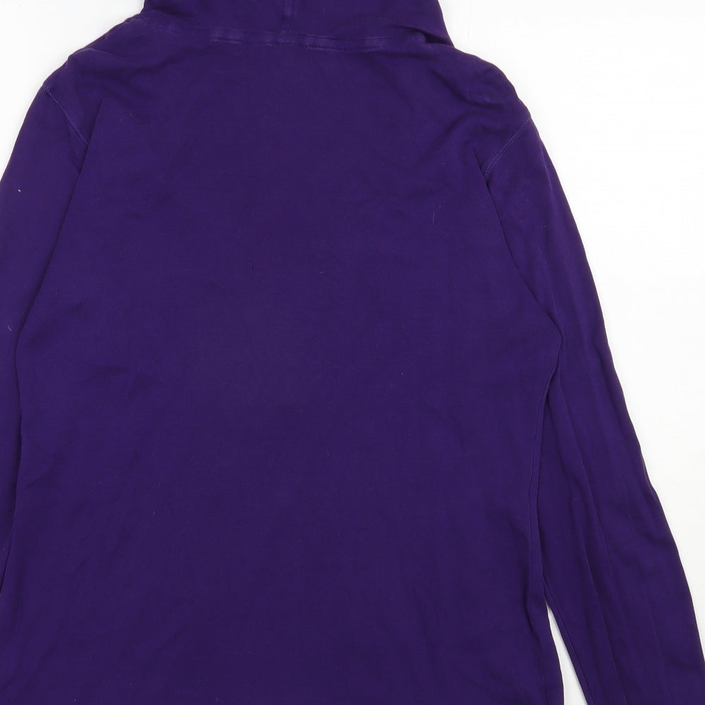 Atmosphere Womens Purple  Cotton Pullover Hoodie Size 18  Pullover