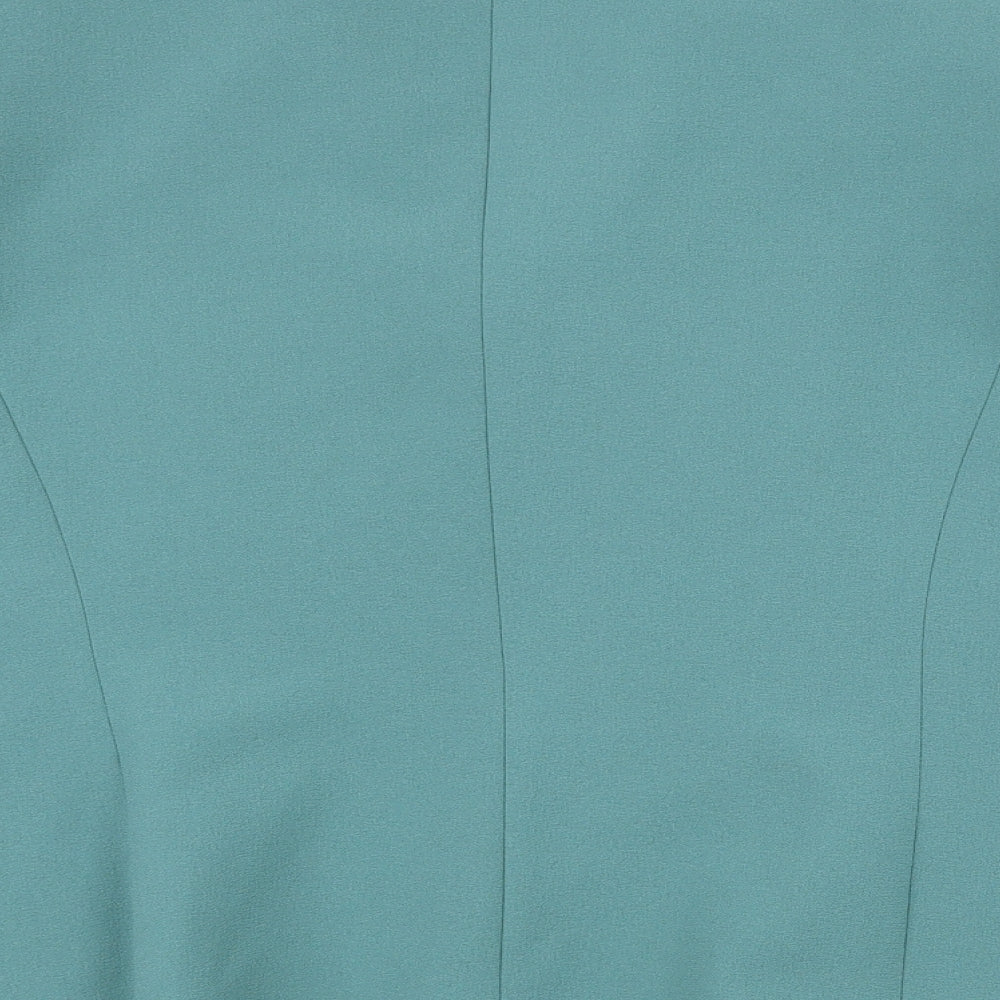 Eastex Womens Green  100% Polyester Jacket Suit Jacket Size 20   - Padded Shoulders