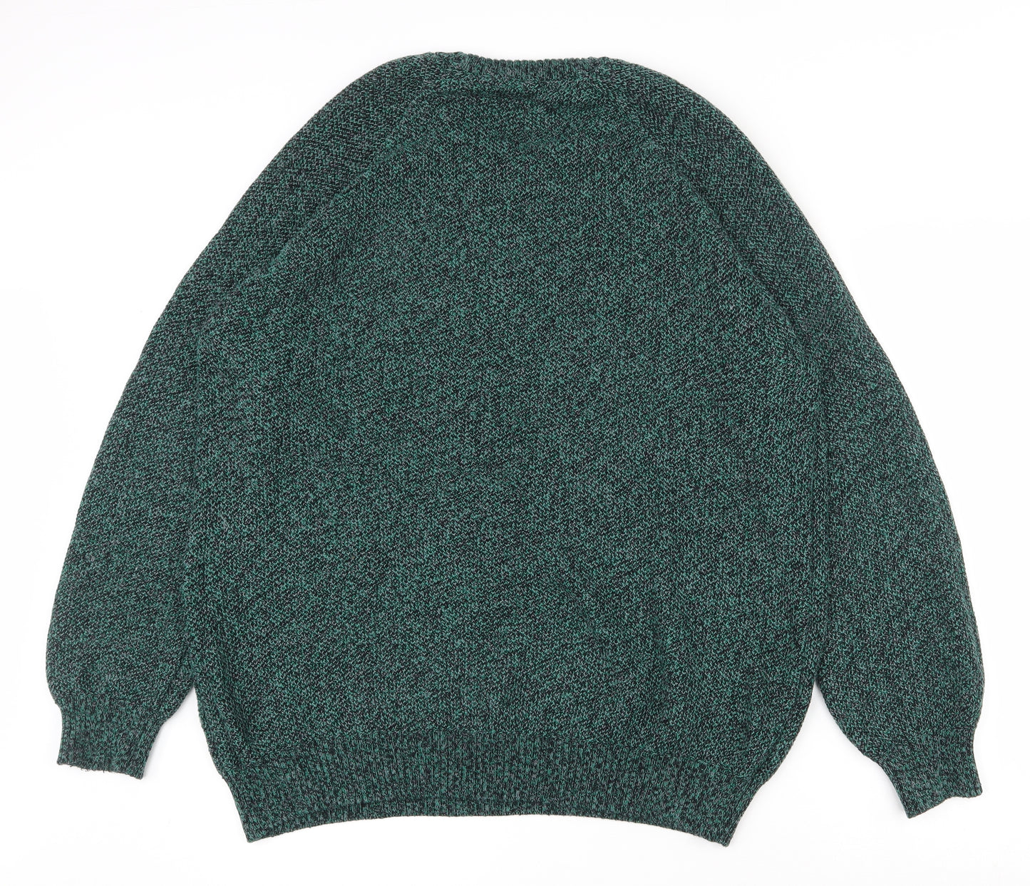 Matalan  Mens Green Crew Neck  Cotton Pullover Jumper Size 2XL